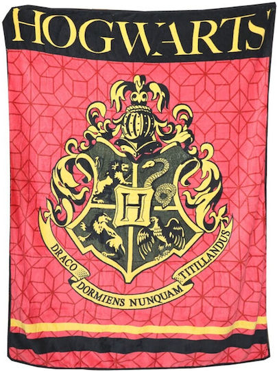 Zmart Imports Κουβέρτα Fleece Harry Potter Μπορντό 120x150εκ.