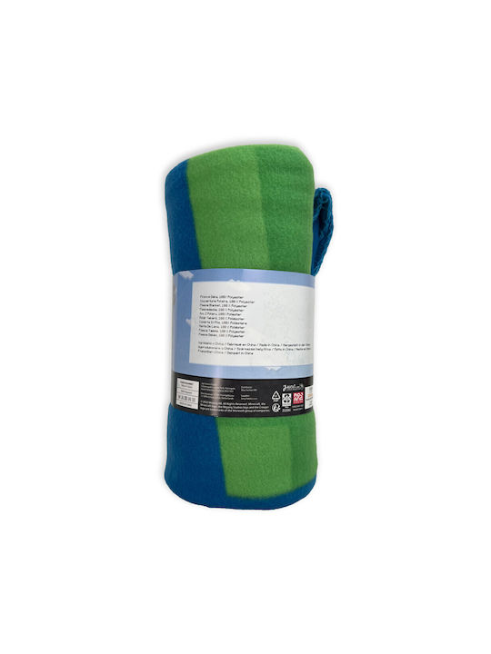 Minecraft Pătură Fleece Albastru 100x150cm