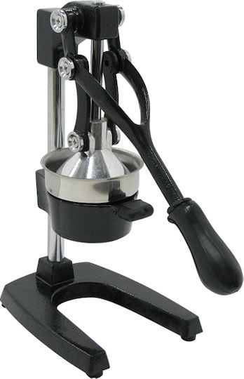 Sidirela Table Press Lemon / Orange / Pomegranate made of Metal in Black Color