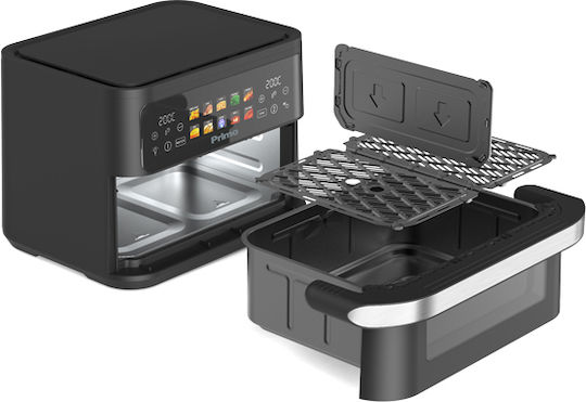 Primo PRAF-40530 Air Fryer με Διπλό Αποσπώμενο Κάδο 11lt Μαύρο
