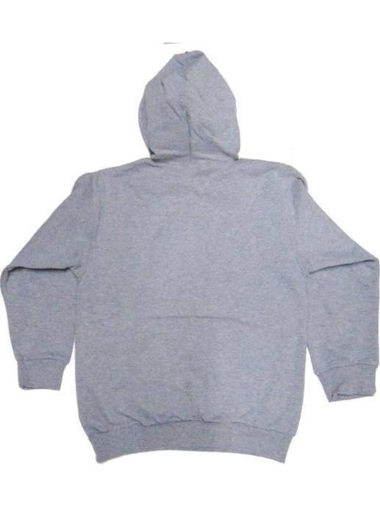 Kinder-Sweatshirt mit Kapuze und Taschen Gray