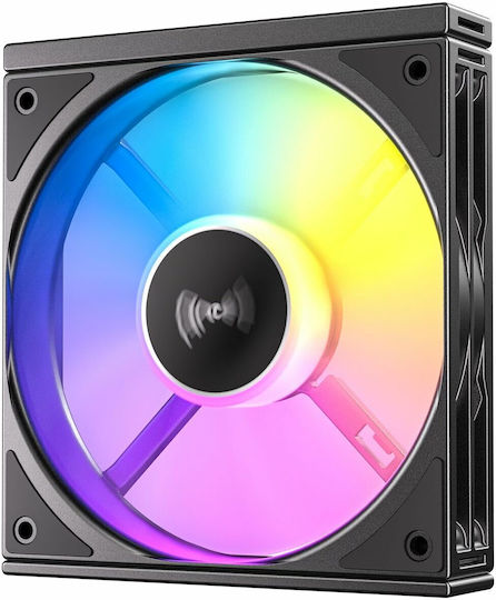 Antec Connect C120R Reverse Blade Case Fan with ARGB Lighting and 3-Pin / 4-Pin PWM Connection 3pcs