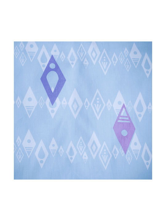 Disney Frozen Winter Wonderland Σετ Παιδική Παπλωματοθήκη Μονή με Μαξιλαροθήκη Βαμβακερή Μωβ 100x135εκ.