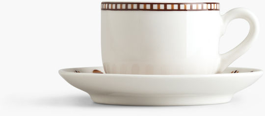 Ionia Mideia Cup Tea Porcelain White 250ml