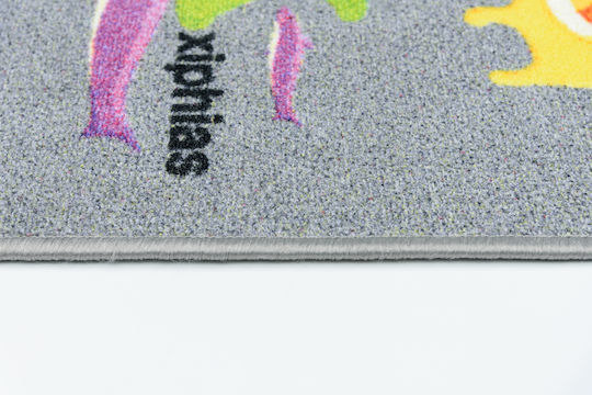 Kids Rug Playroom Abc Grey 160x240