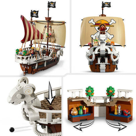 LEGO One Piece The Going Merry Pirate Ship για 10+ Ετών 1376τμχ