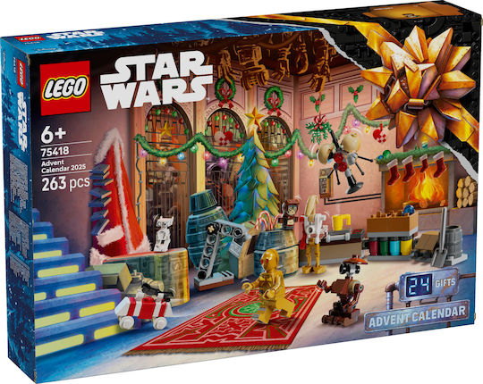 LEGO Star Wars Адвент Календар 2025 за 6+ Години 263 Бройки
