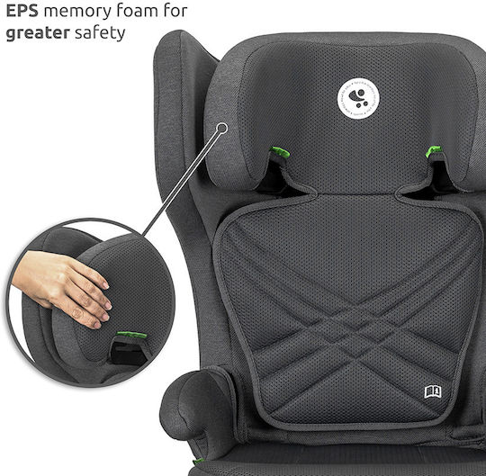 Lorelli Rigel Детско Столче за Кола High-back Booster i-Размер с Isofix Черно 15-36 кг