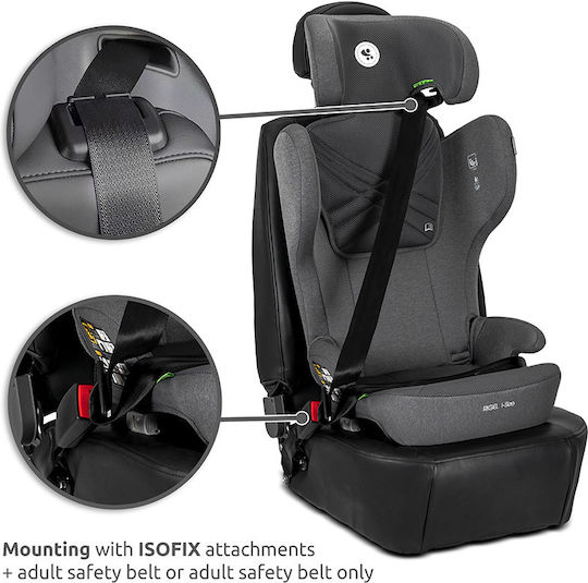 Lorelli Rigel Детско Столче за Кола High-back Booster i-Размер с Isofix Зелен 15-36 кг