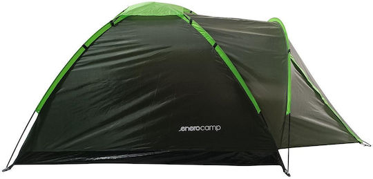 Σκηνή Camping Igloo Ορειβασίας Πράσινη 4 Εποχών για 2 Άτομα Αδιάβροχη 3000mm 275x150x105εκ.