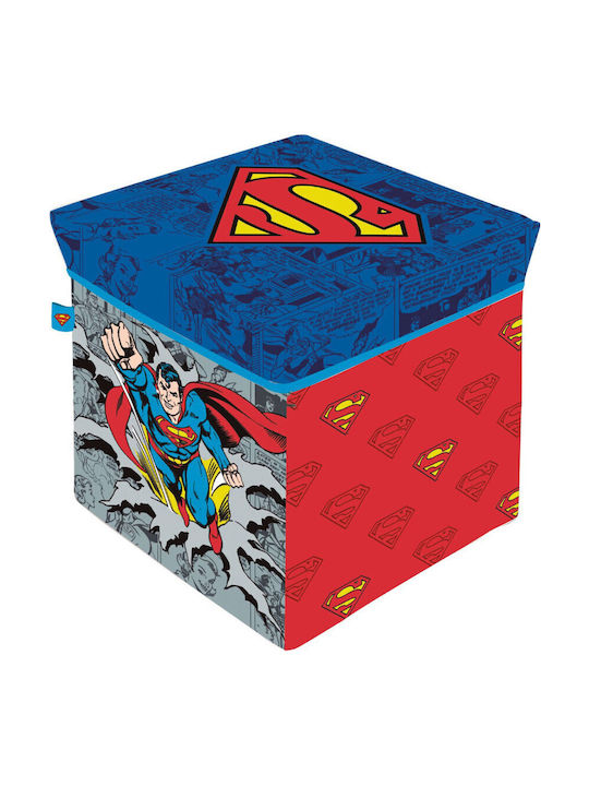 Superman Kinder Aufbewahrungsbox aus Stoff 30x30x30cm 1Stück