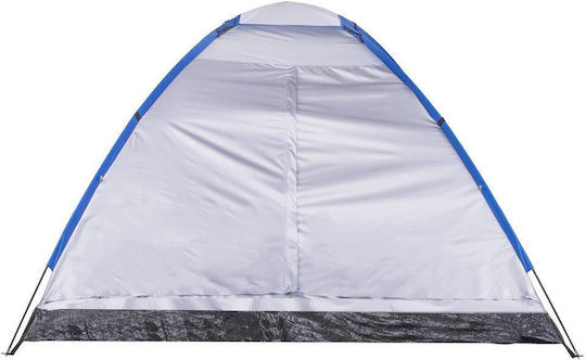 Sommer Campingzelt Iglu Blau Für 4 Personen 240x210x130cm