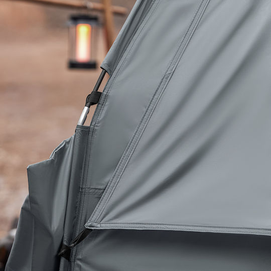 SoBuy Σκηνή Camping Igloo Γκρι για 2 Άτομα 193x145x188εκ.