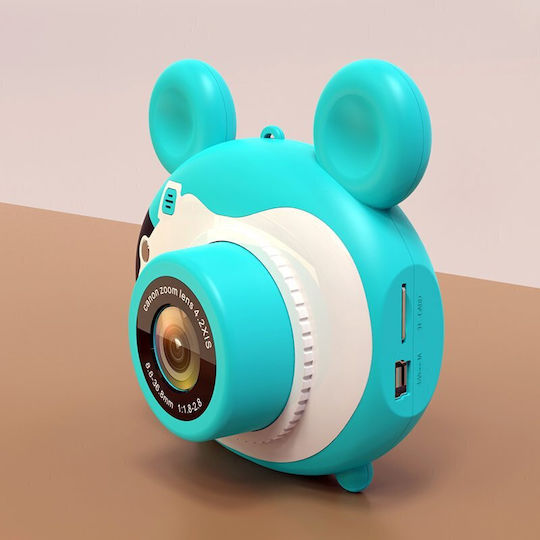 Smartic Mickey Mouse Παιδική Φωτογραφική Μηχανή Τιρκουάζ