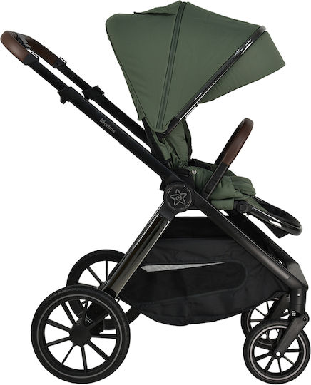 Bebe Stars Mythos Ρυθμιζόμενο Καρότσι 2 σε 1 Kατάλληλο για Nεογέννητο Green