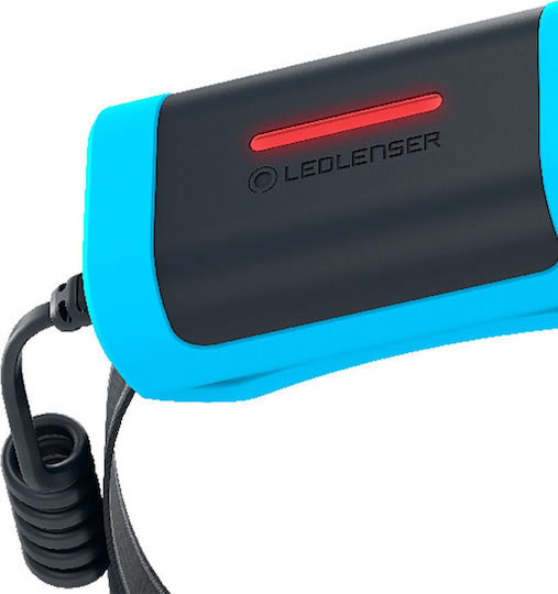 LedLenser Lumină de lucru și de sit, cu baterie Lanternă Frontală LED IP54 cu Luminozitate Maximă 1200lm Albastru