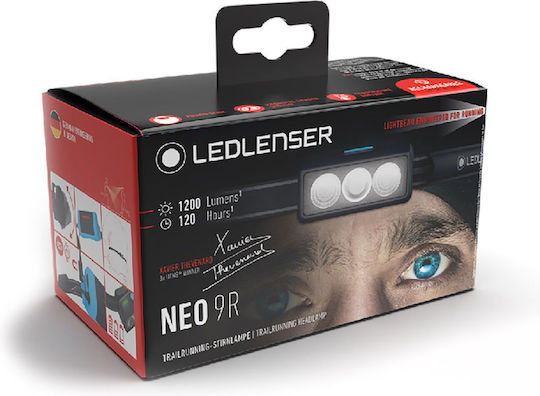 LedLenser Lumină de lucru și de sit, cu baterie Lanternă Frontală LED IP54 cu Luminozitate Maximă 1200lm Albastru