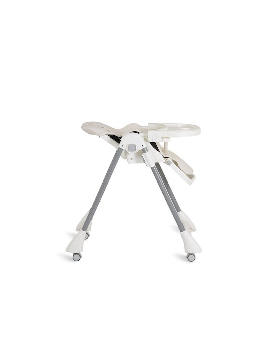 Moni Rico Foldable Baby Highchair With Adjustable Height White