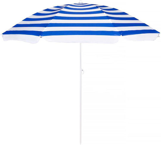 Umbrelă Pliabilă Plajă Diametru 1.8m Albastră
