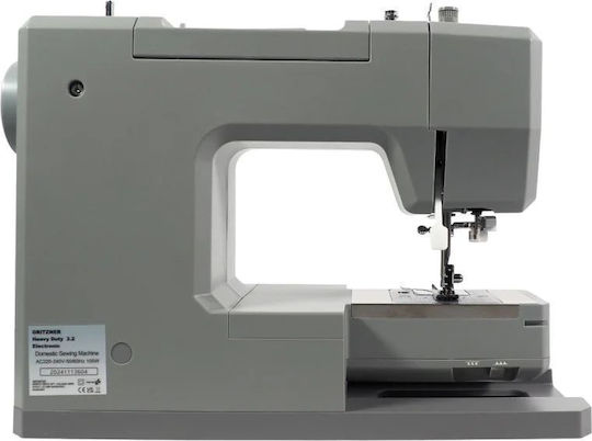 Gritzner Professionelle Nähmaschine Heavy Duty 3.2 Elektronik Graue