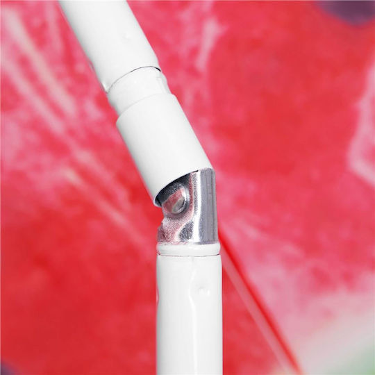 Umbrelă De Plajă Pliabilă Cu Diametru De 1.8m Multicoloră