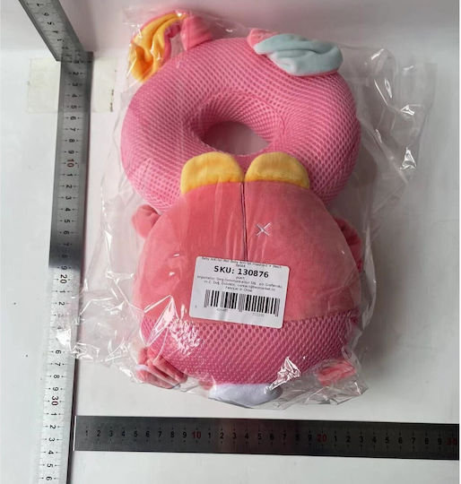 Head Protectors made of Fabric in Fuchsia Color 6x33x19εκ. 1pcs