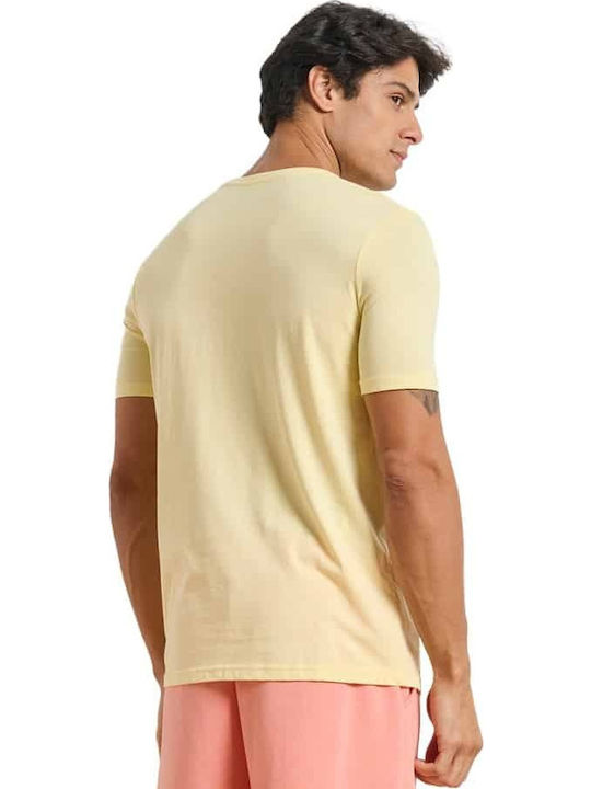 Αθλητικό T-shirt Κίτρινο