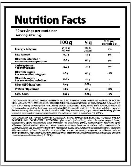 Nutriyummy Bread Spread with Extra Protein No Added Sugar 200gr