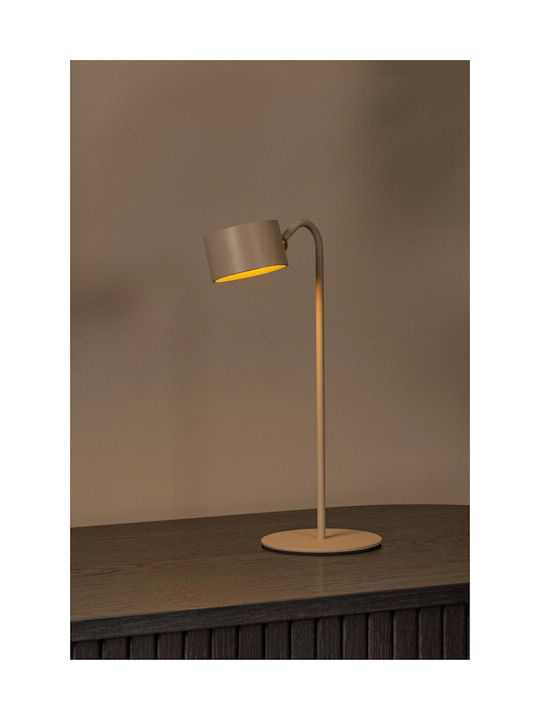 Lucide Lightning Jolan Επαναφορτιζόμενο LED Φωτιστικό Γραφείου σε Καφέ Χρώμα