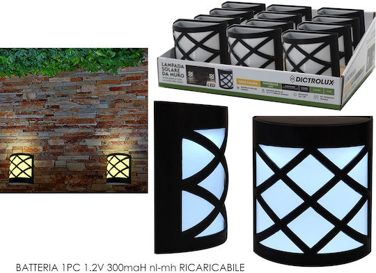 General Trade Wall Mounted Solar Light Warm White with Photocell