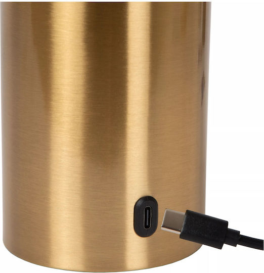 Lucide Lightning Vivo Dekorative Lampe mit Fassung für E27 Lampe Gold