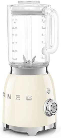 Smeg 50's Style Μπλέντερ με Κανάτα Tritan 1.5 lt 800W Μπεζ