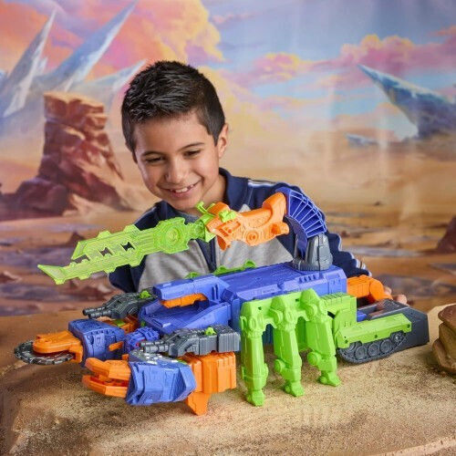 Actionfigur Cyberworld - Scorponok Strike Battle Transformatoren mit Sounds und Licht für 6+ Jahre 35cm