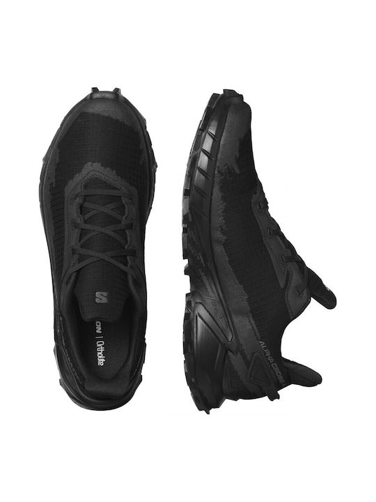 Alphacross 4 GTX Ανδρικά Αθλητικά Παπούτσια Trail Running Αδιάβροχα με Μεμβράνη Gore-Tex Μαύρα