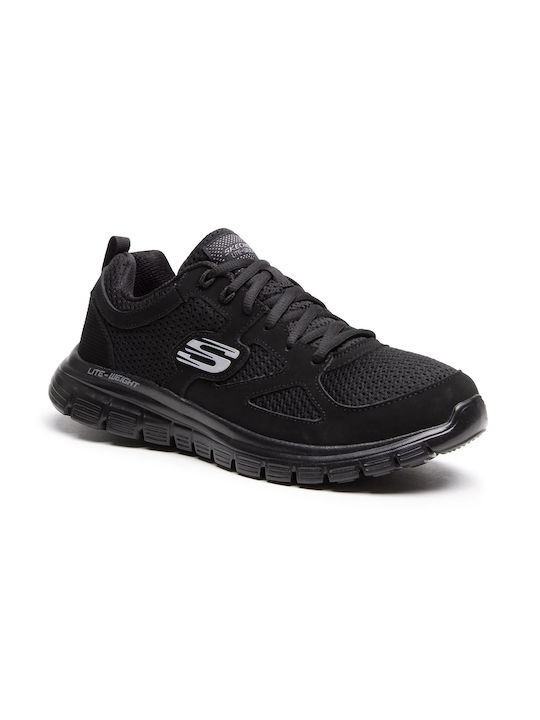 Lite-Weight QTR Overlay Sport Shoes Running Black