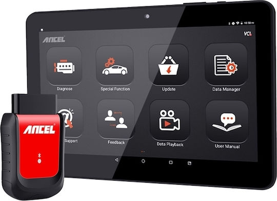 Ancel Διαγνωστικό Αυτοκινήτου Ψηφιακό OBD 2 με Bluetooth Συμβατό με Android