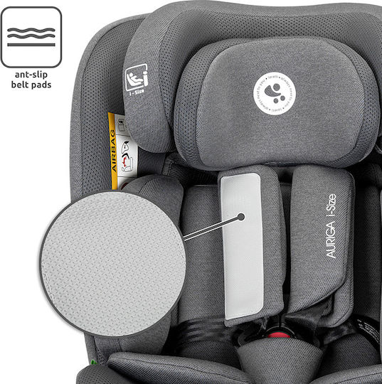 Lorelli Auriga Καθισματάκι Αυτοκινήτου i-Size με Isofix Γκρι 0-36 kg