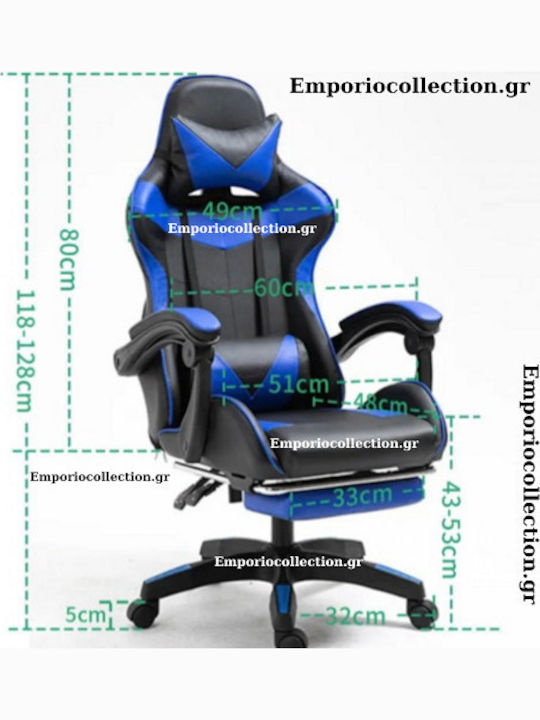 Homeone GMC Gaming Stuhl mit Fußstütze Black / Red
