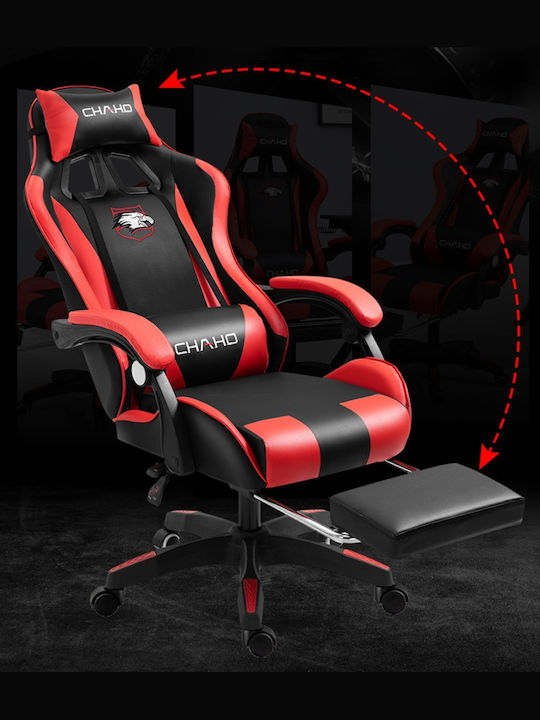 ForAll M8301-2 Gaming Chair with Footrest Black