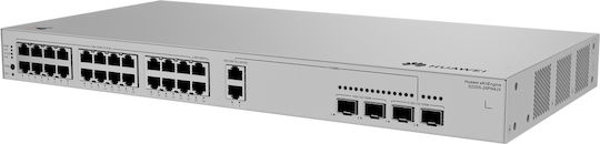 Huawei eKitEngine S220S-26PN4JX Unmanaged L2 Switch με 24 Θύρες Gigabit (1Gbps) Ethernet και 4 SFP Θύρες