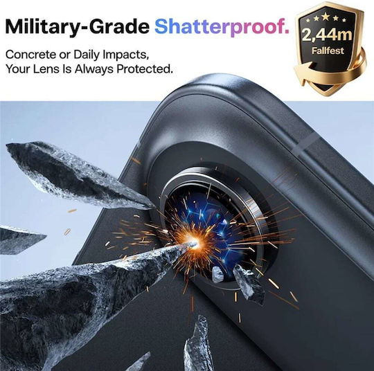 Torras Προστασία Κάμερας Tempered Glass Μαύρο για το iPhone 17
