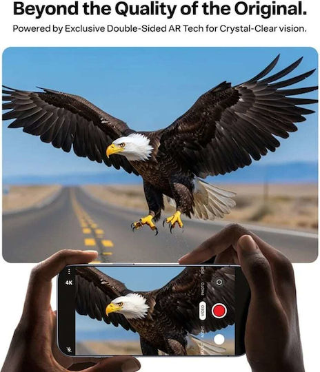 Torras Προστασία Κάμερας Tempered Glass Μαύρο για το iPhone 17 Pro Max