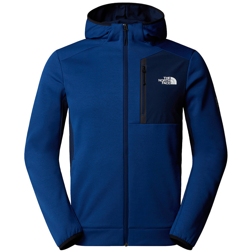 The North Face Men's Fleece Cardigan with Hood Estate Blue/summit