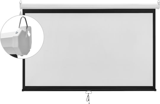 Brateck Οθόνη Προβολής Projector για Τοίχο/Οροφή με Λόγο Εικόνας 16:9 221x124cm / 100"