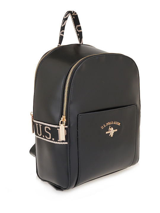 Women's Backpack Bag from Synthetic Leather Black