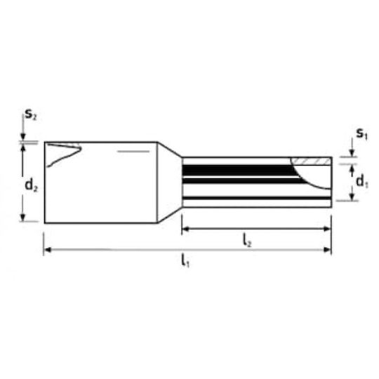 Knipex Ακροδέκτες Ακροχιτώνια με Μόνωση Κόκκινο (97 99 352) σε σετ των 200τμχ