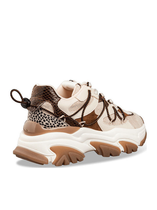 Name Loading Chunky Sneakers Beige