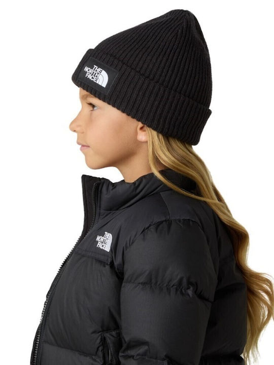 Kids Beanie Knitted Black