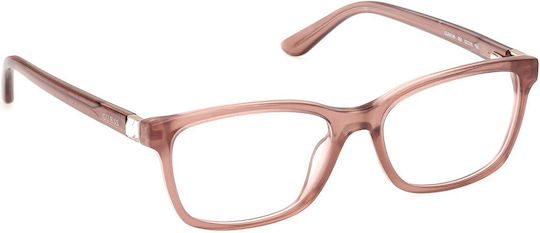 Guess Rame Ochelari Pentru Femei Acetat Roz GU50196 059