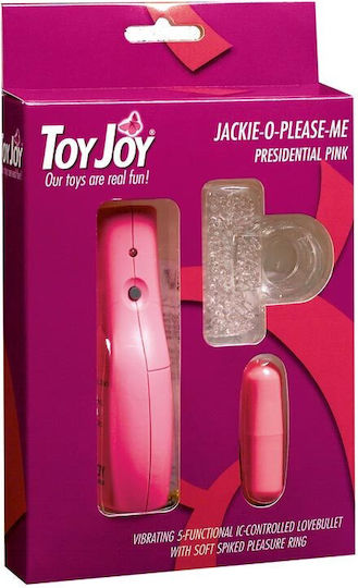 ToyJoy Δονούμενο Δαχτυλίδι Πέους Διάφανο